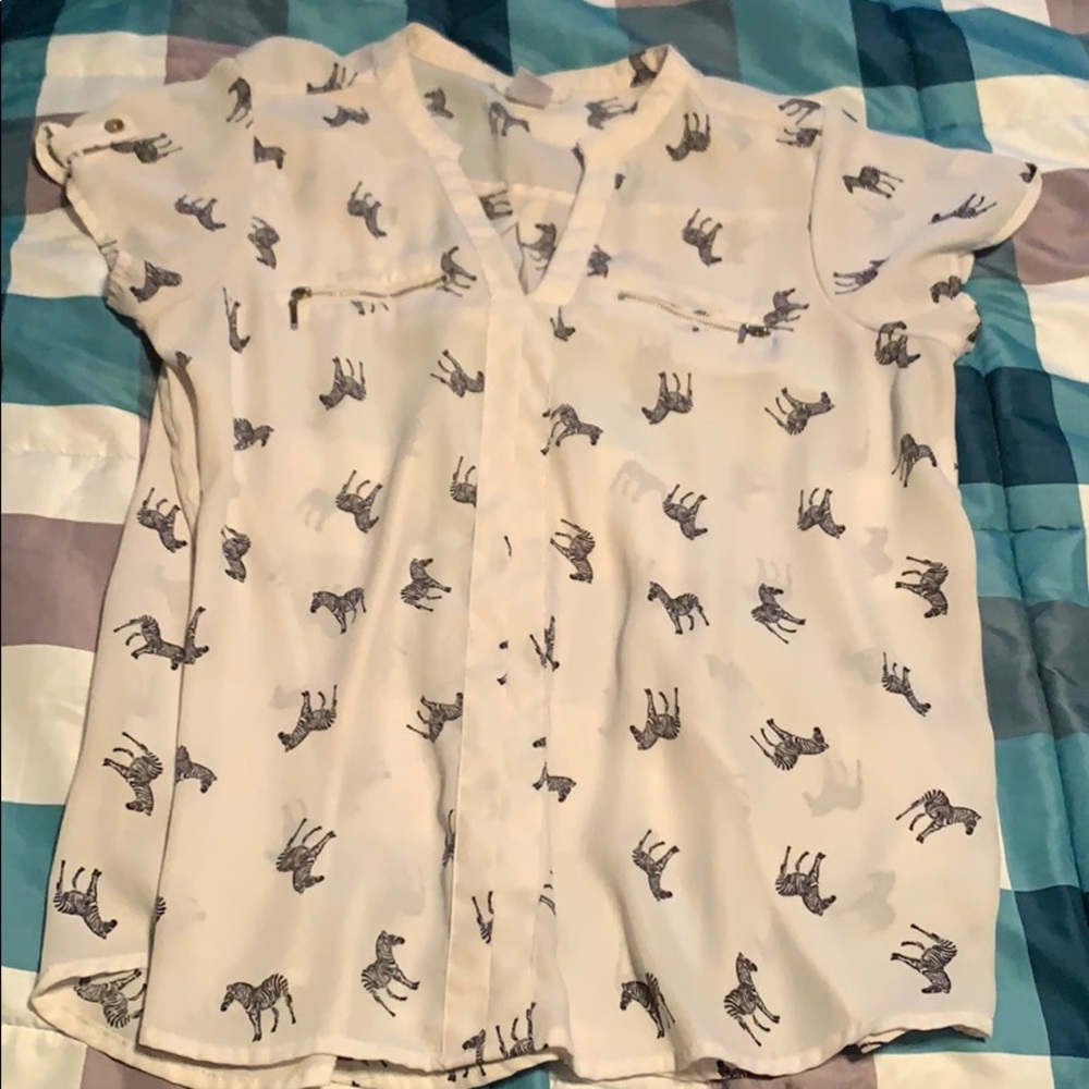 Zebra t shirt